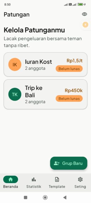 Patungan: Aplikasi Bagi Tagihan Offline yang Praktis, Cepat, dan Bebas Ribet